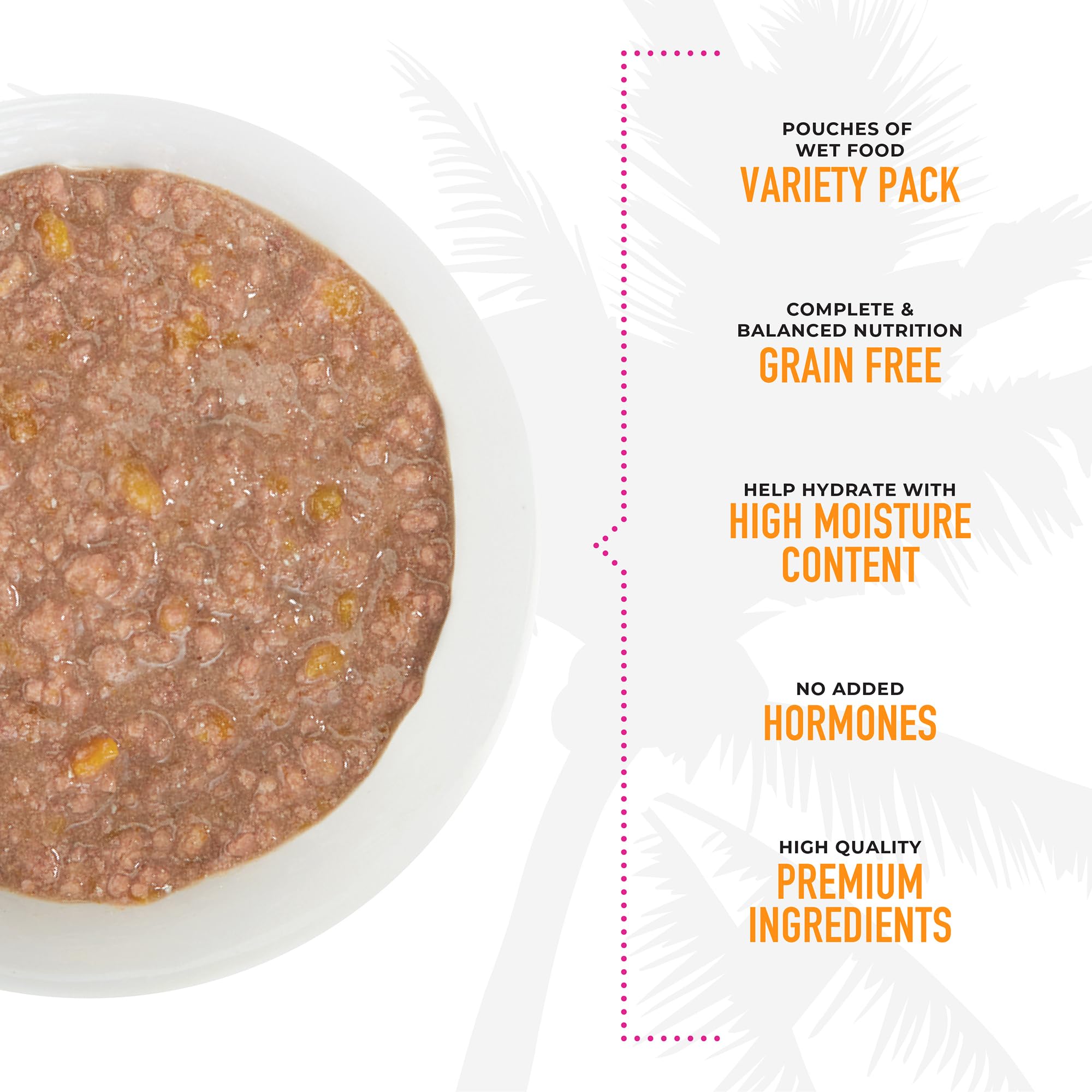 TIKI PETS étiquette nutritionnelle lisible pour vérifier ingrédients et équilibrage