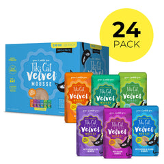 TIKI PETS sachet posé en plan rapproché montrant fermeture pratique
