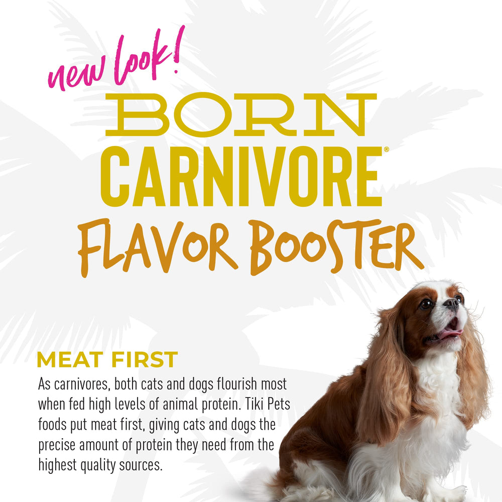 TIKI PETS gros plan sur morceaux de protéine pour plus de saveur