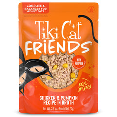 TIKI PETS pochette avant montrant l'étiquette et l'attrait visuel
