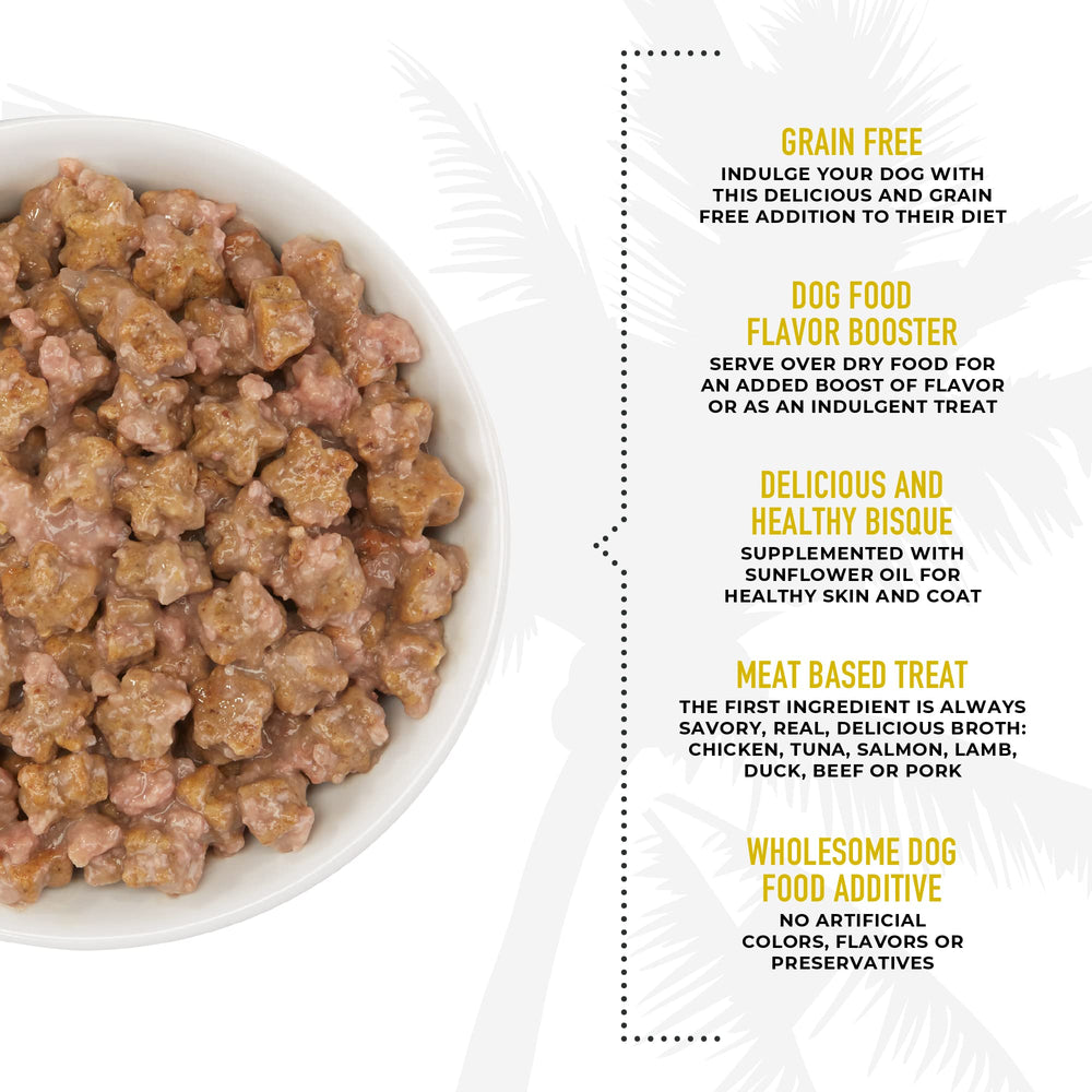 TIKI PETS verso du sachet avec informations nutritionnelles utiles