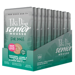 TIKI PETS gros plan de la texture mousse montrant onctuosité appétissante