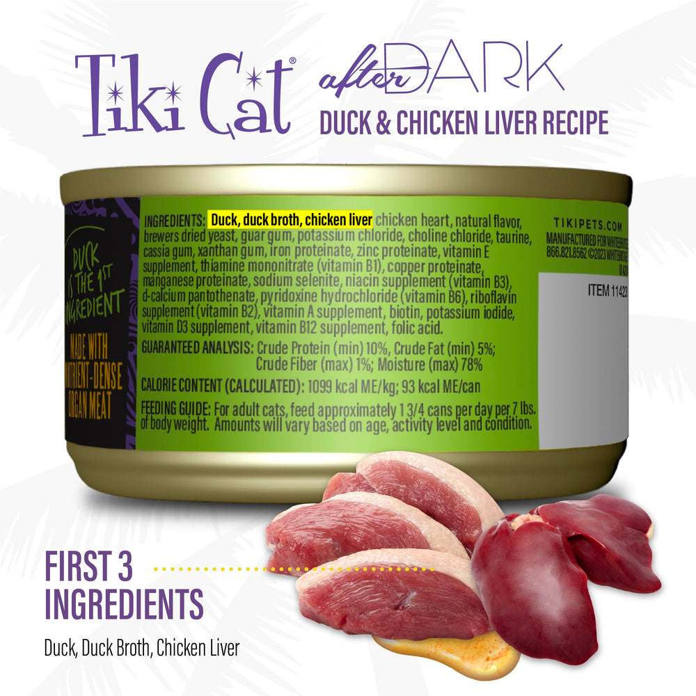 TIKI PETS boîte ouverte révélant le pâté, praticité pour repas immédiat
