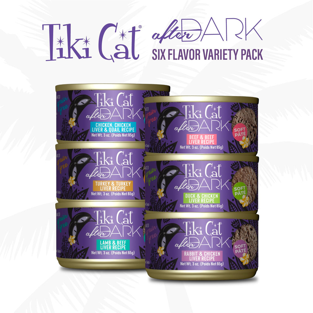 TIKI PETS boîte ouverte montrant la pâté prête à servir pour une hydratation accrue