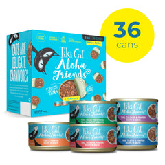 TIKI PETS boîte ouverte révélant texture humide appétente et facilité de service