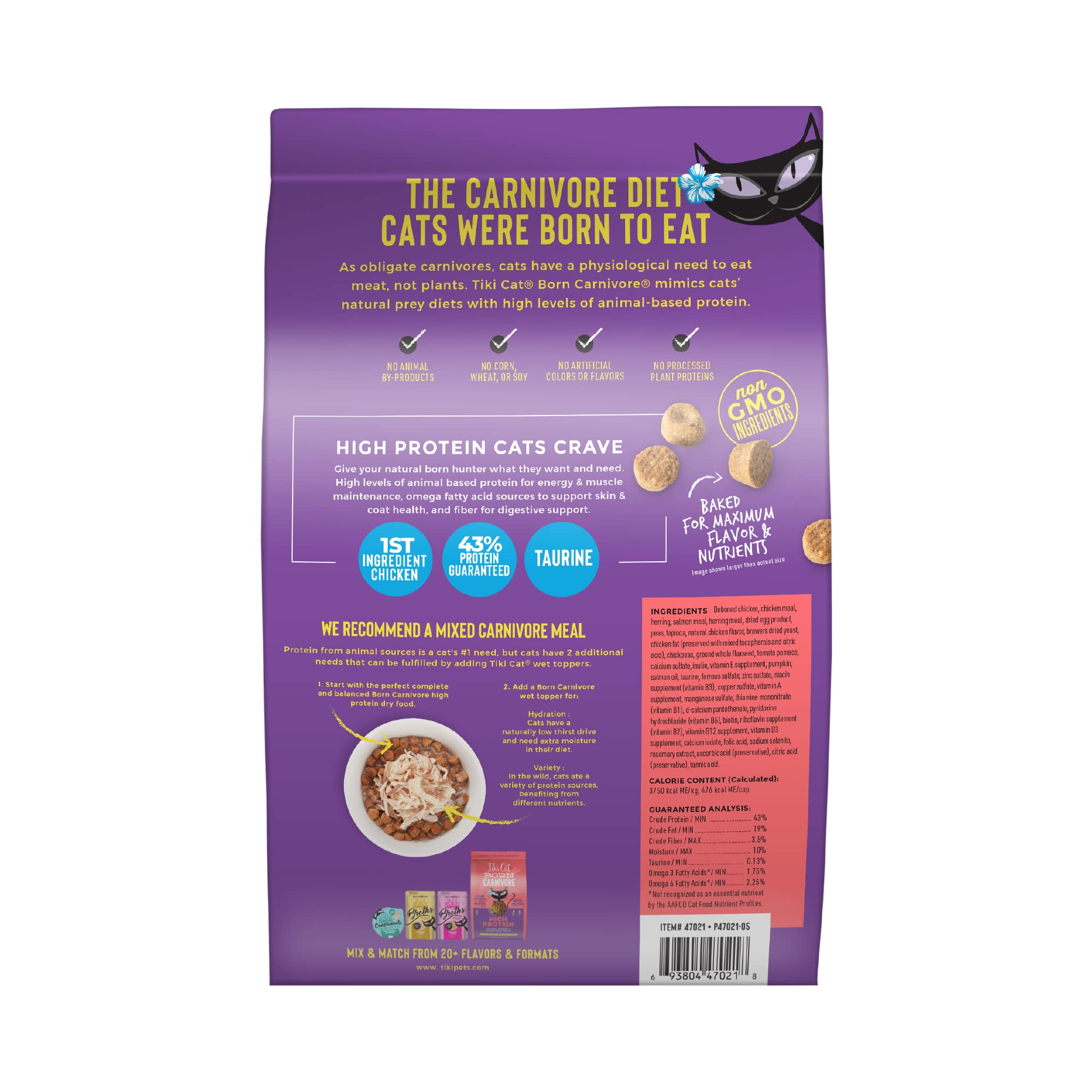 TIKI PETS présentation des croquettes dans la main pour évaluer la taille
