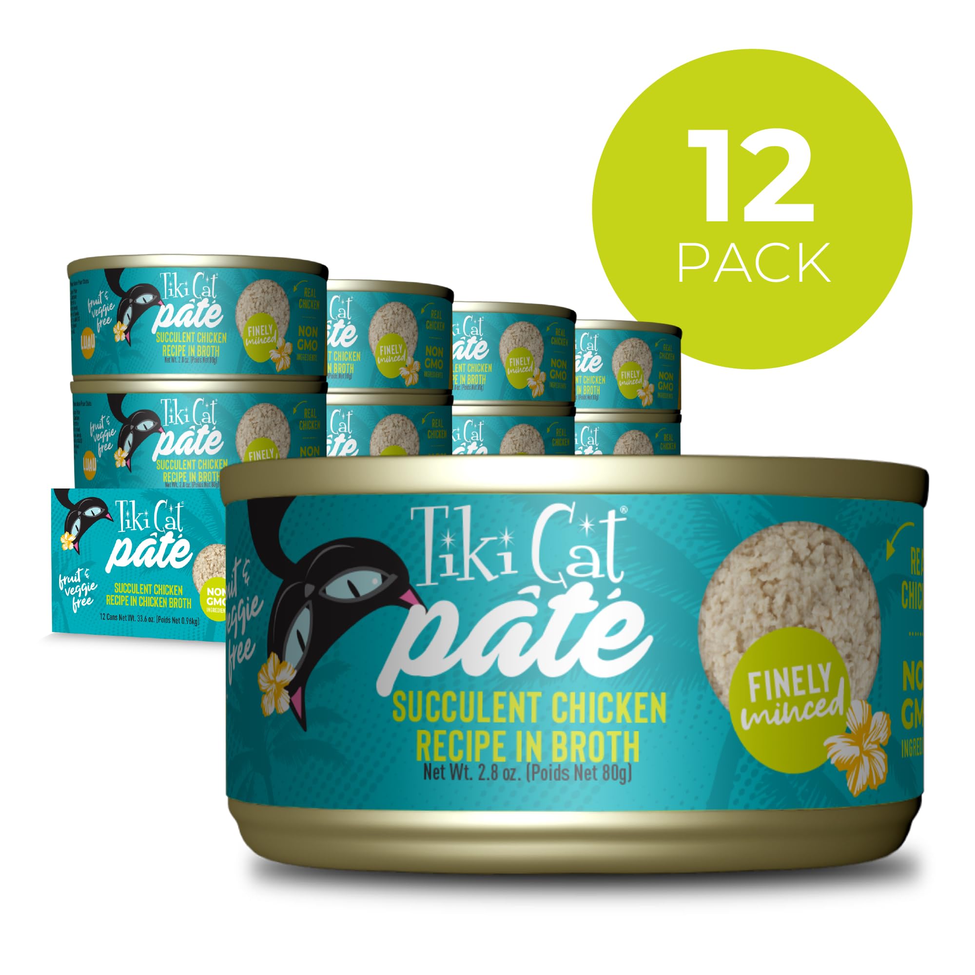 TIKI PETS Tiki Cat conserve ouverte montrant texture appétente