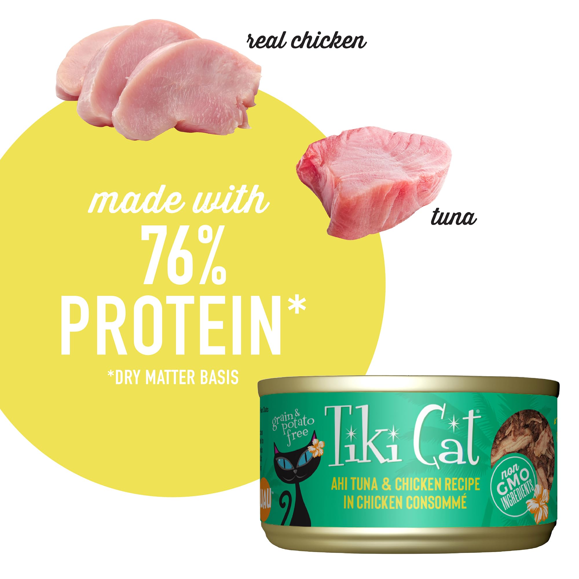 TIKI PETS portion servie dans une assiette montrant appétence et contrôle des portions