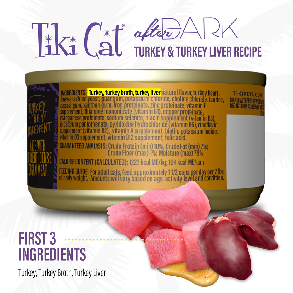 TIKI PETS bol servi montrant chat mangeant, favorise hydratation