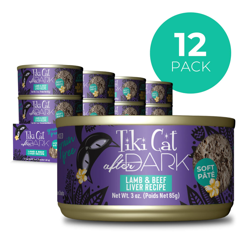 TIKI PETS pâté ouverte gros plan montrant texture appétissante