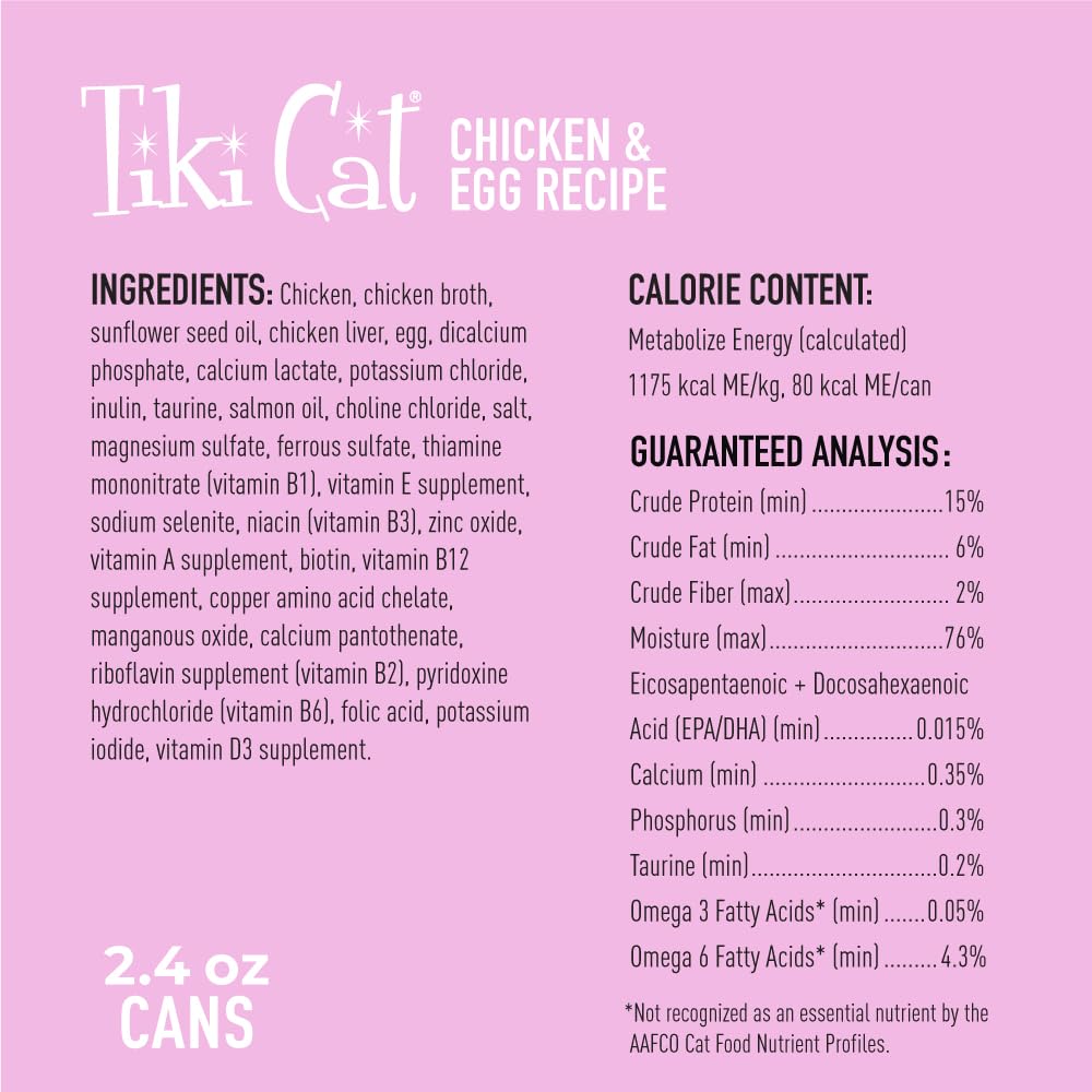 Tiki Cat portion servie pour chaton soutient croissance énergétique