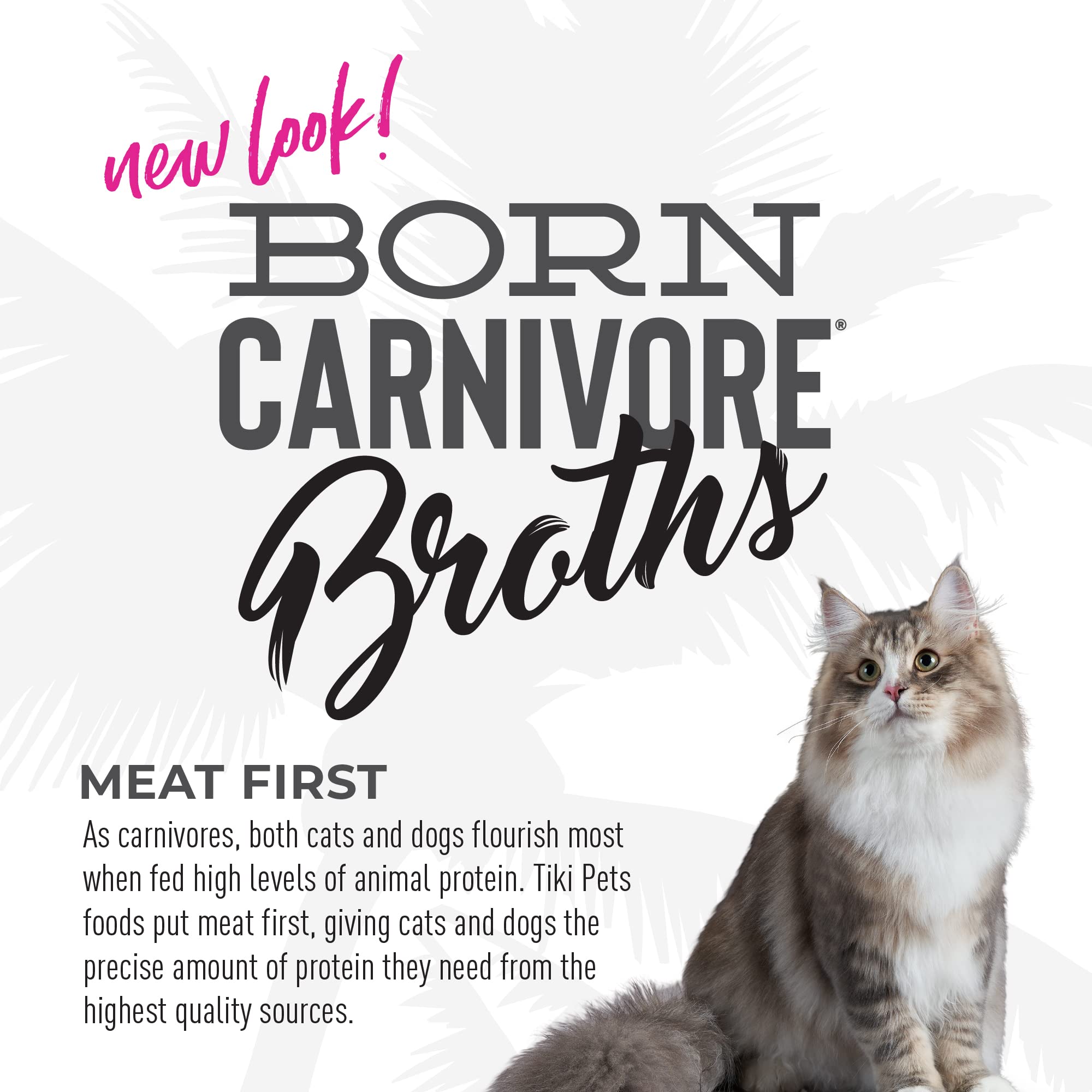 TIKI PETS sachets alignés montrant praticité et conservation facile