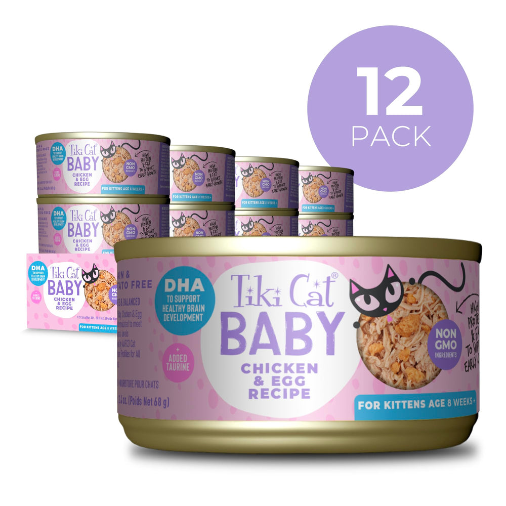 Tiki Cat gros plan texture moelleuse appétissante pour chatons
