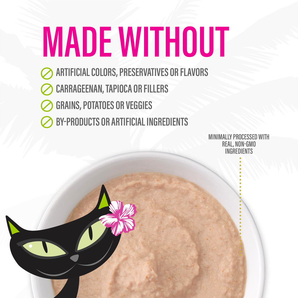 TIKI PETS étiquette nutritionnelle lisible pour informations claires