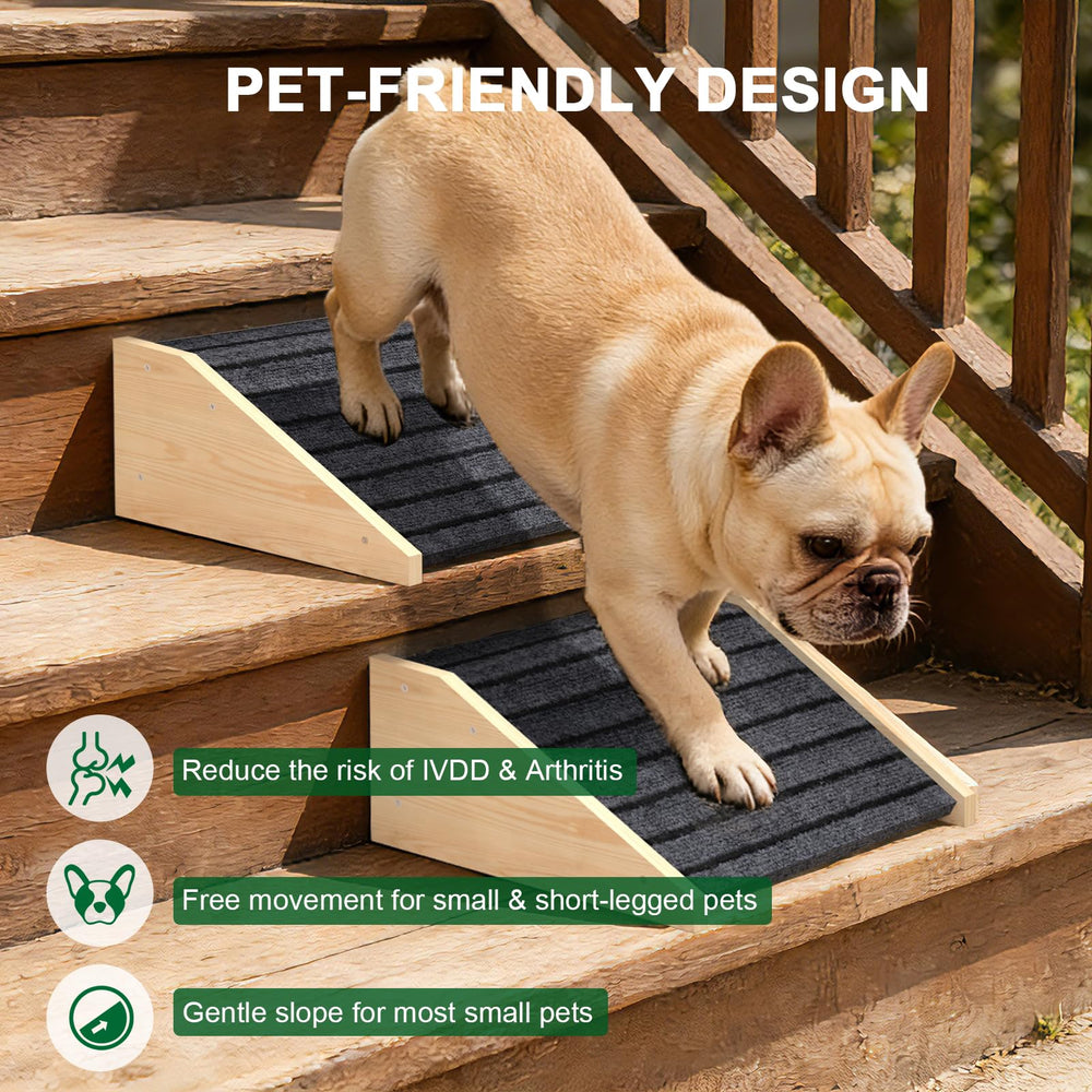 TIMHAKA comparaison d'échelle montrant dimensions adaptées à petits chiens