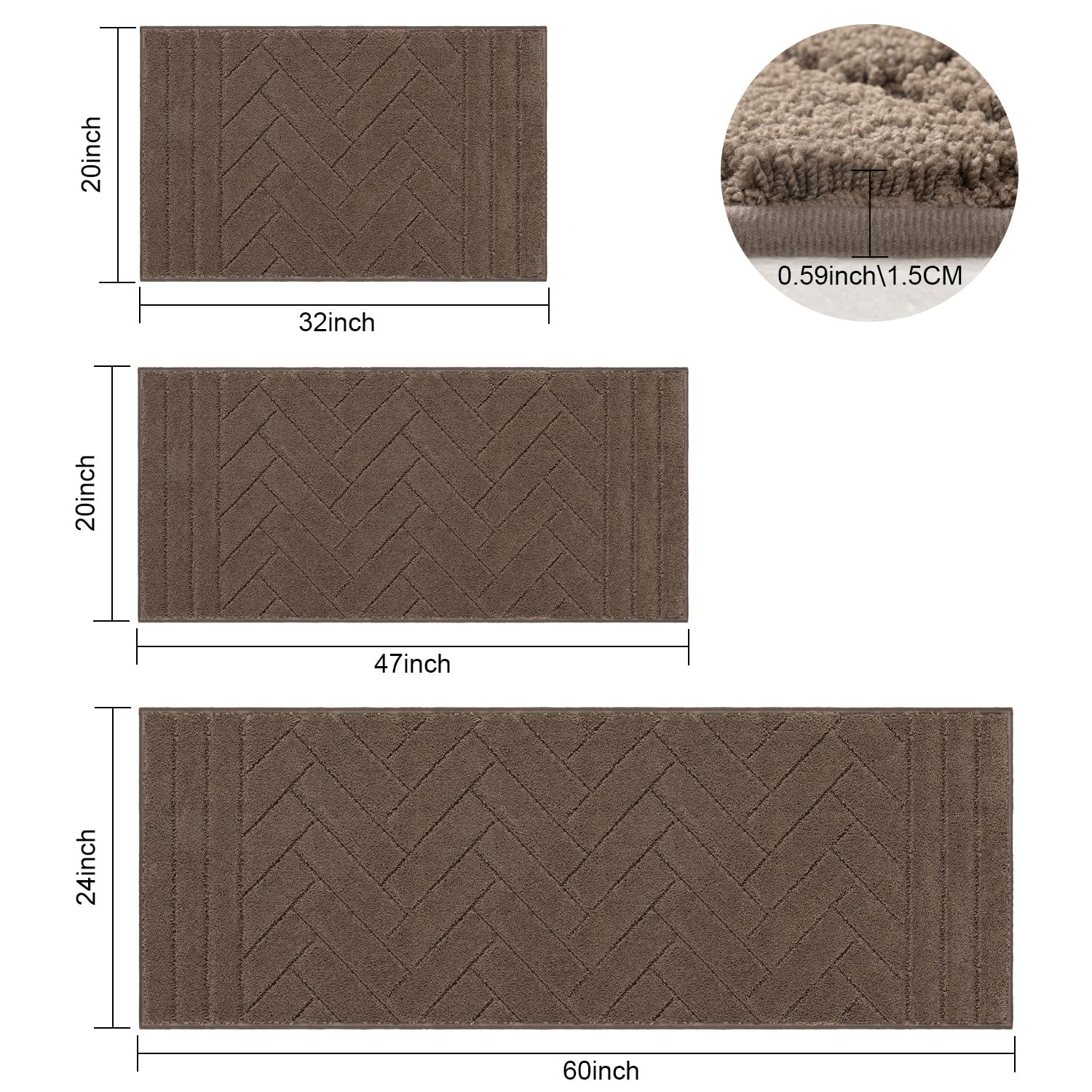 Tindbea tapis plié pour rangement facile et transport pratique