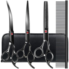 TINMARDA vue frontale du kit titane noir, qualité salon à domicile