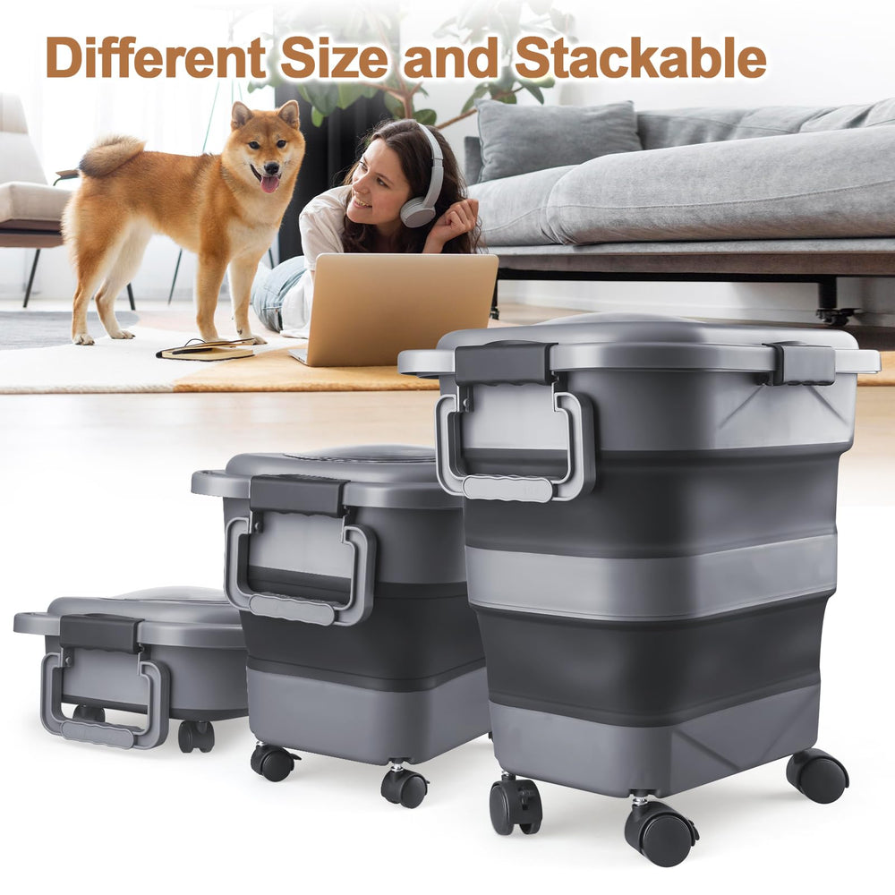 TIOVERY ensemble d'accessoires avec pelle doseuse et bol pliable pratiques