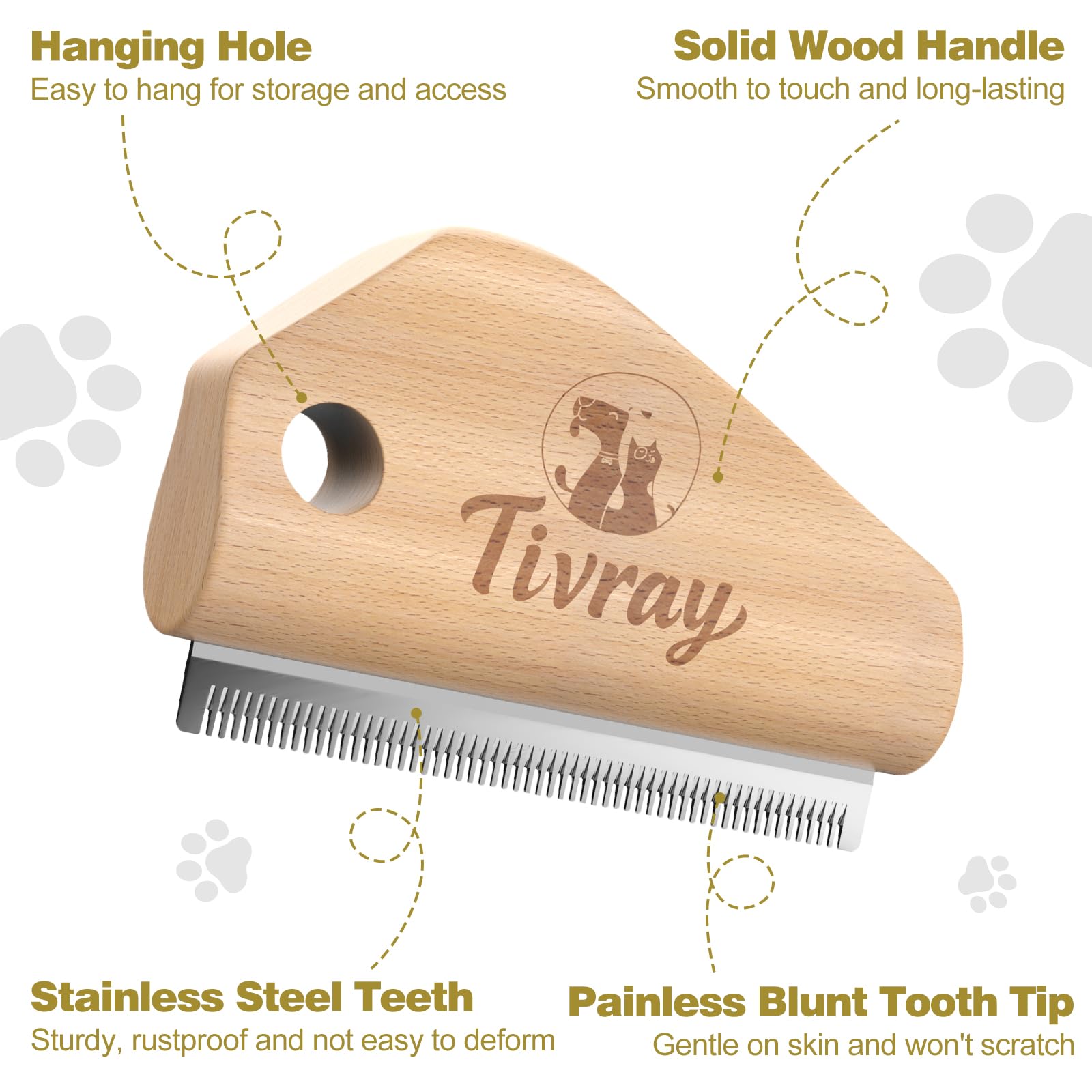 Tivray brosse en main pour comparer taille compacte et facilité de transport