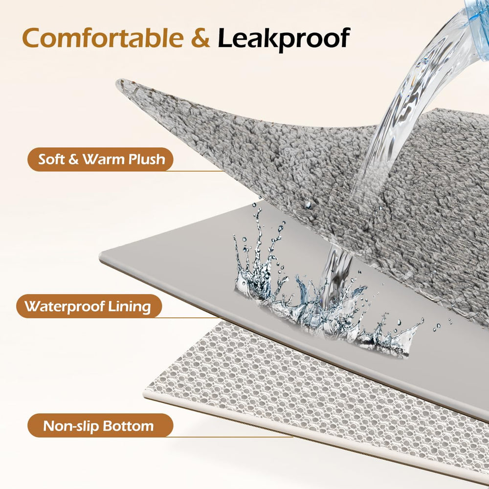 Tivray vue du dos imperméable protégeant le matelas des liquides
