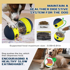 TLKNG chien poussant la balle stimulant mental et activité physique