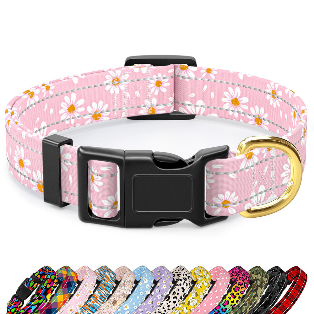 TMOODEL collier Pink Daisy face montrant design élégant et visibilité