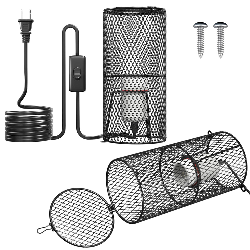 TobeBright vue avant de la protection de lampe montrant la grille et la sécurité