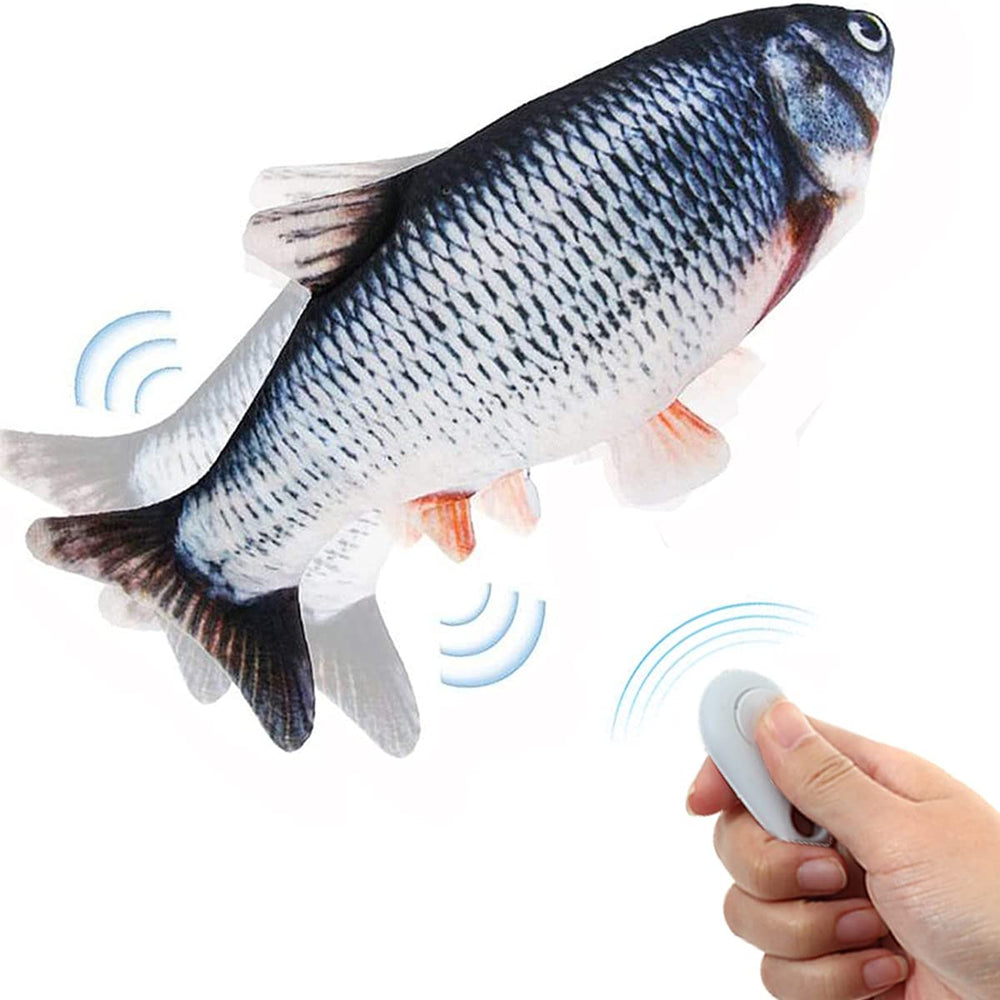 Tocirelo jouet poisson face avant montrant la forme attrayante pour chat