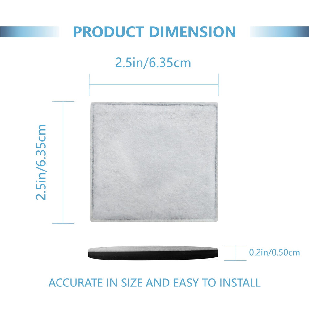 TOGGATH filtres alignés avec dimensions visibles, utile pour vérifier compatibilité
