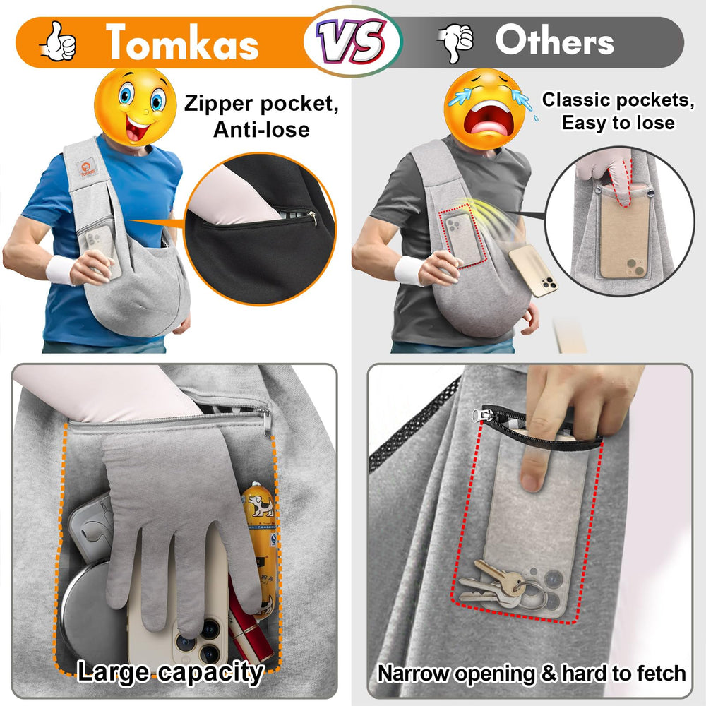 Tomkas gros plan tissu et coutures garantissant durabilité