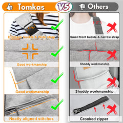 Tomkas poche frontale ouverte stocke téléphone et friandises