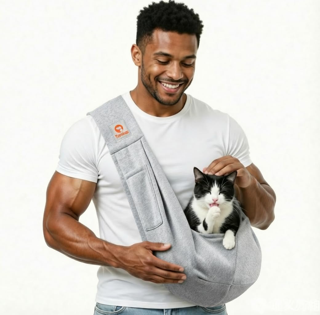 TOMKAS porte‑chien face avant montrant maintien et confort