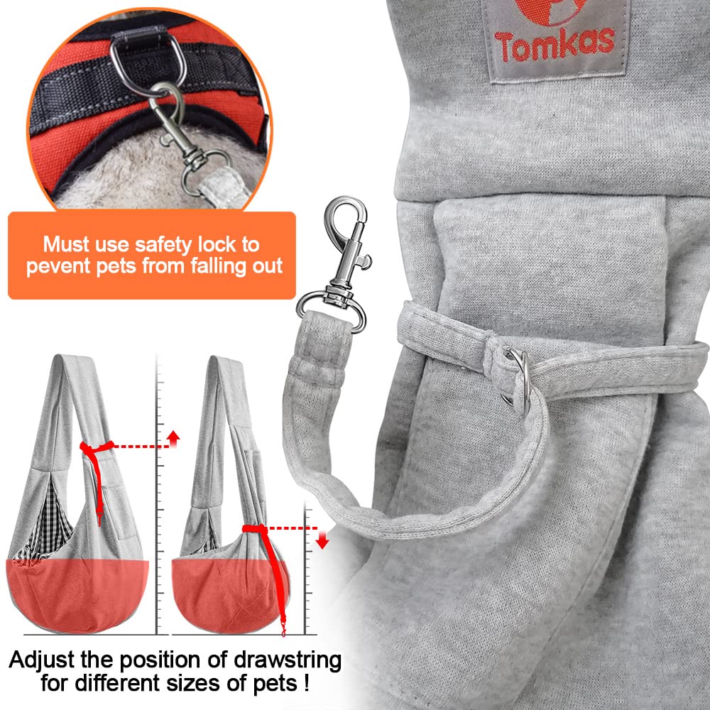 TOMKAS poche frontale spacieuse gardant essentiels accessibles