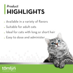 Tomlyn Laxatone application sur la patte du chat facilitant ingestion naturelle
