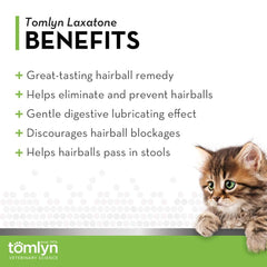 Tomlyn Laxatone gros plan sur la texture du gel montrant consistance onctueuse