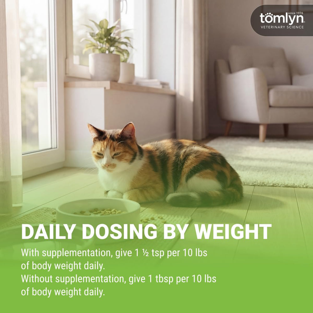TOMLYN gel Nutri-Cal mélangé à une petite portion de pâtée pour encourager la prise