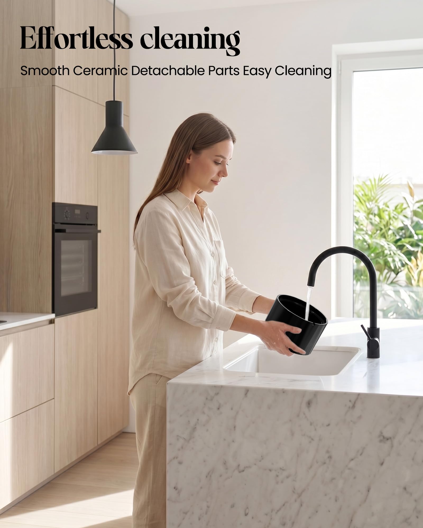 Tomxcute cartouche multi‑couches filtrant poils et impuretés pour eau plus claire