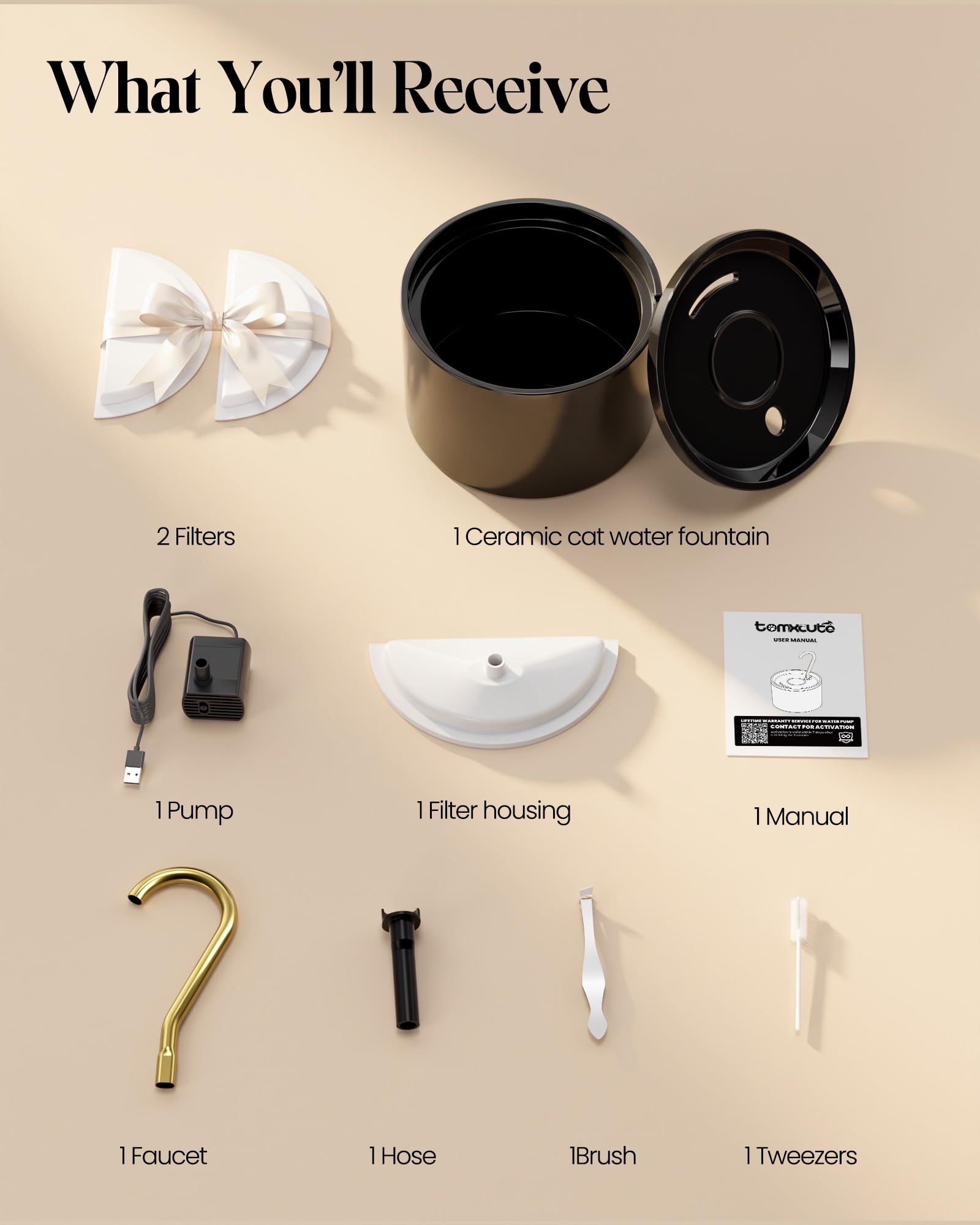 Tomxcute réglage de débit illustré pour adapter le flux aux préférences