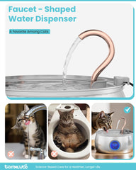 tomxcute fenêtre niveau d'eau visible contrôle rapide du volume restant