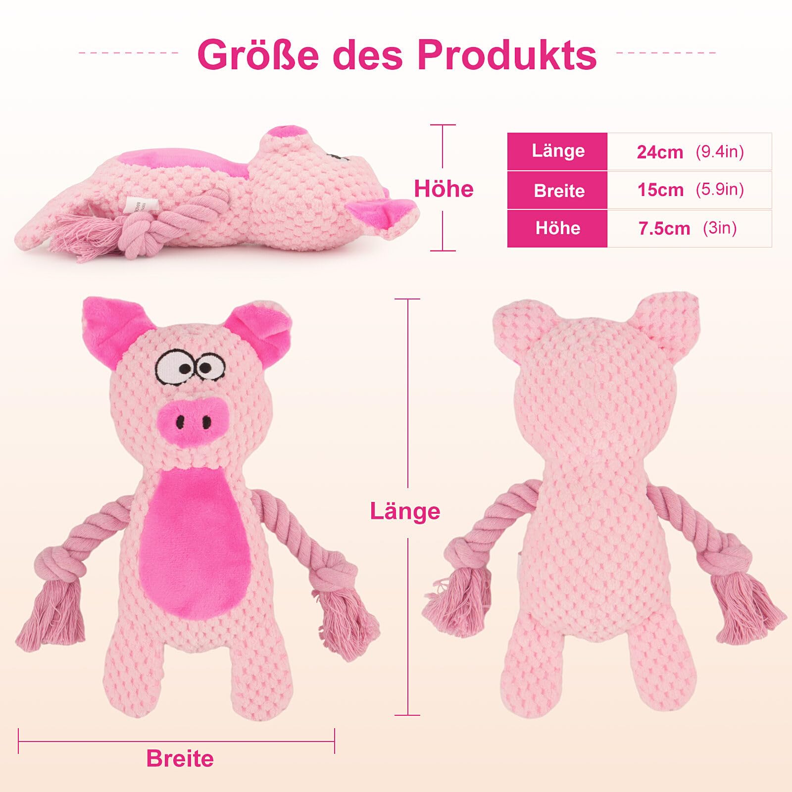 TONYFY corde en coton tenue en main pour jeux de traction sécurisés