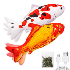 TOOGE emballage avant du lot de deux poissons montrant le design réaliste et l’avantage de mouvement
