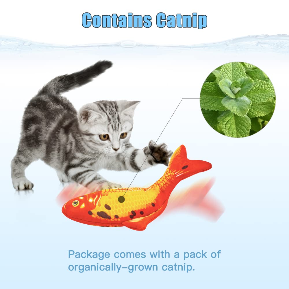 TOOGE sachets de catnip et silvervine inclus renforçant l’attrait olfactif et le jeu