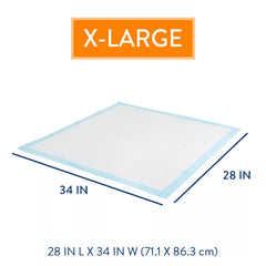 Top Paw gros plan des cinq couches, absorption rapide et protection