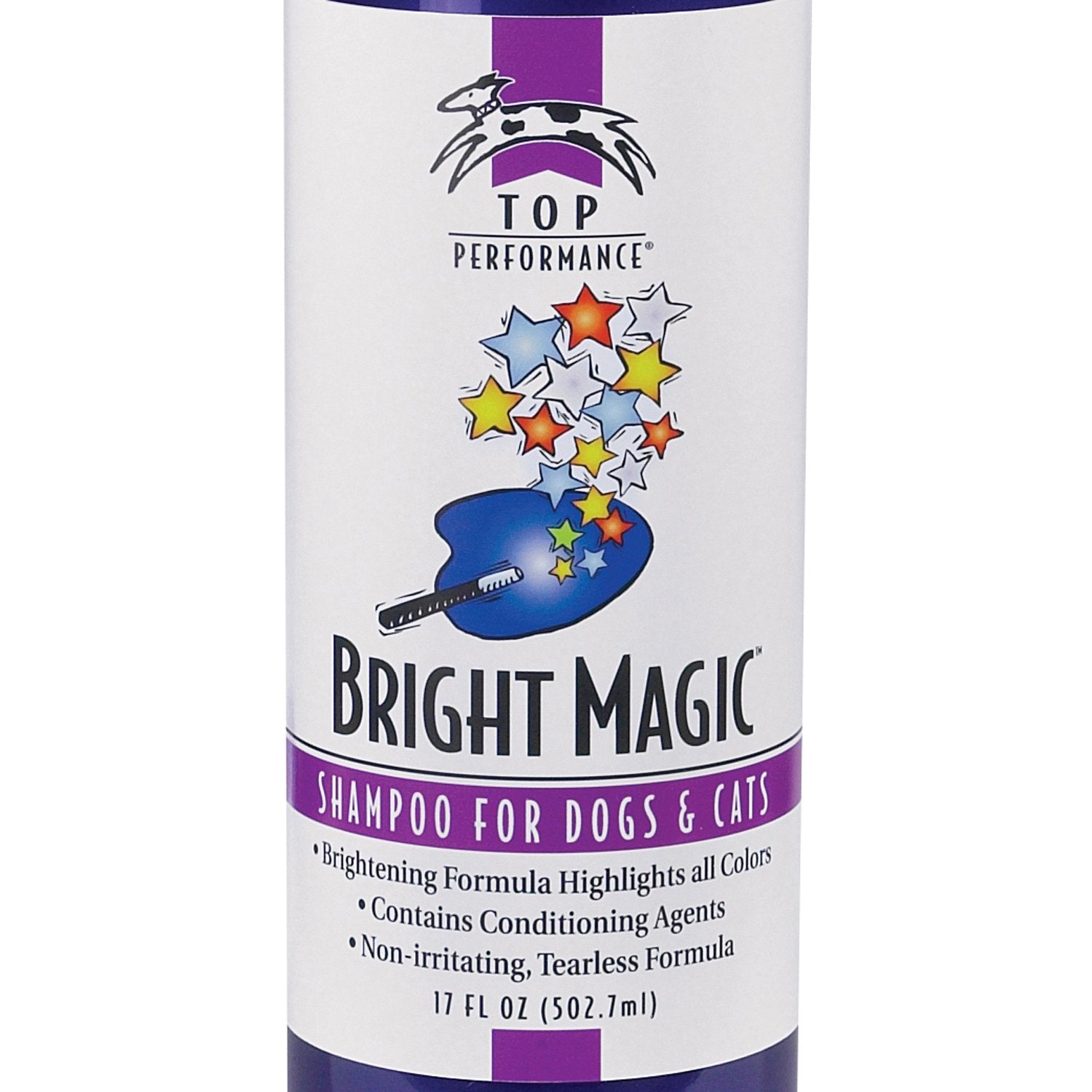 Top Performance shampoing appliqué sur pelage, nettoyage doux et brillance