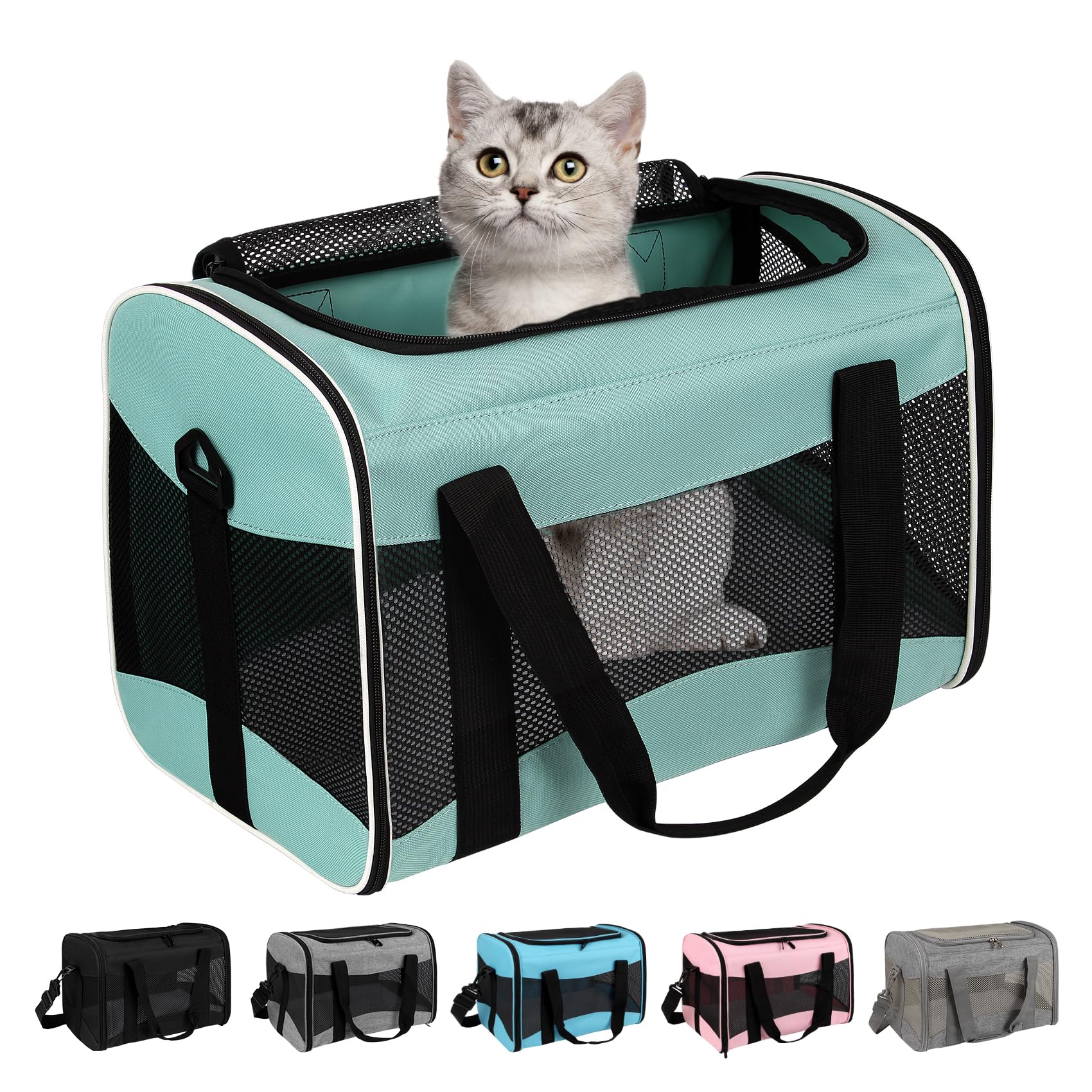 Top tasta vue avant du sac montrant ouverture et ventilation pour confort