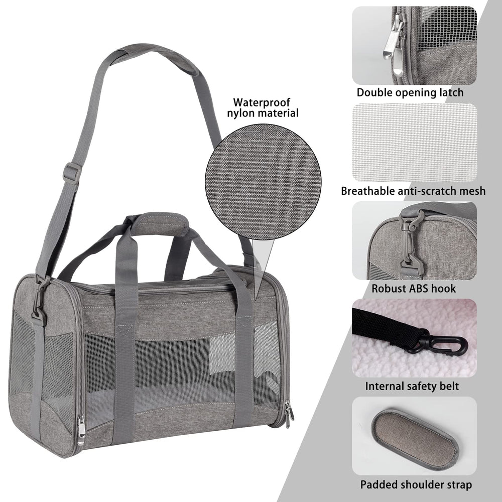 Top tasta sac installé sur siège de voiture pour transport sûr et stable