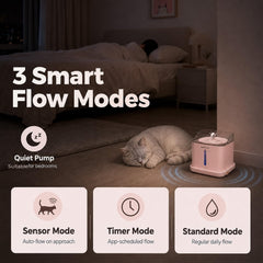 Topmorrow fontaine en usage chat buvant facilement et confortablement