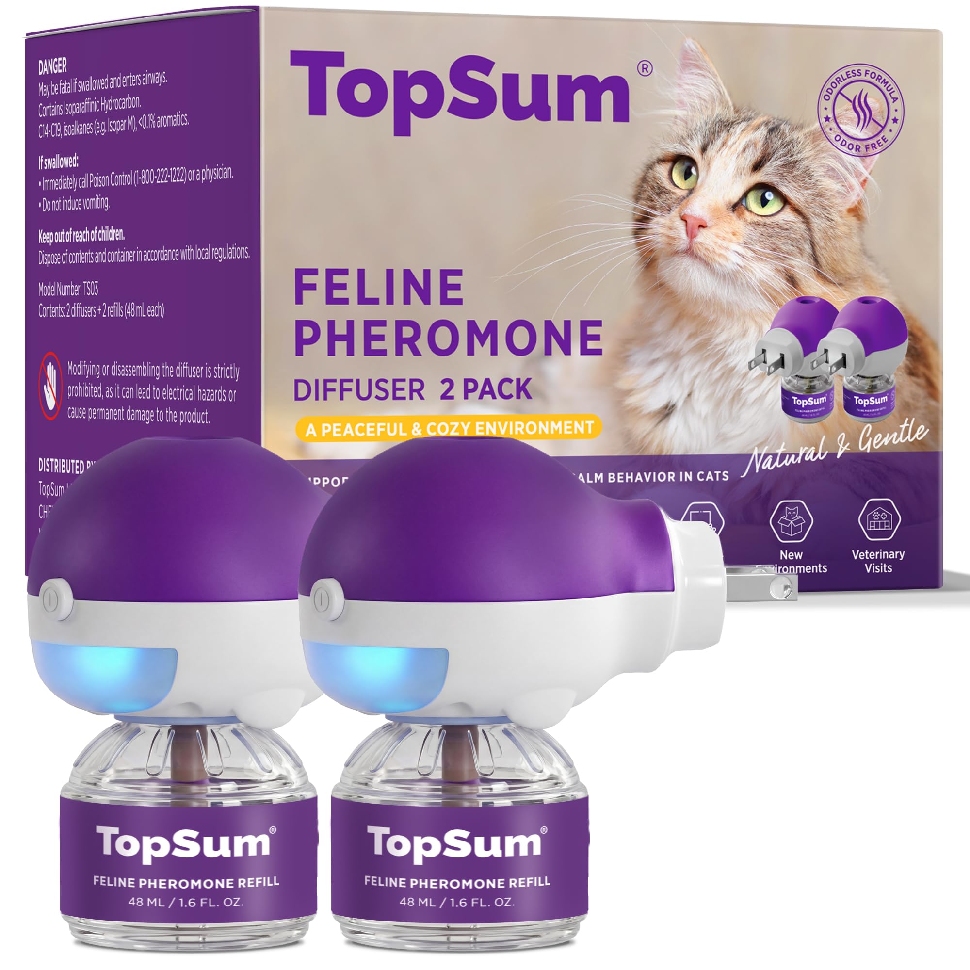 TopSum diffuseur face avant montrant design compact et calme