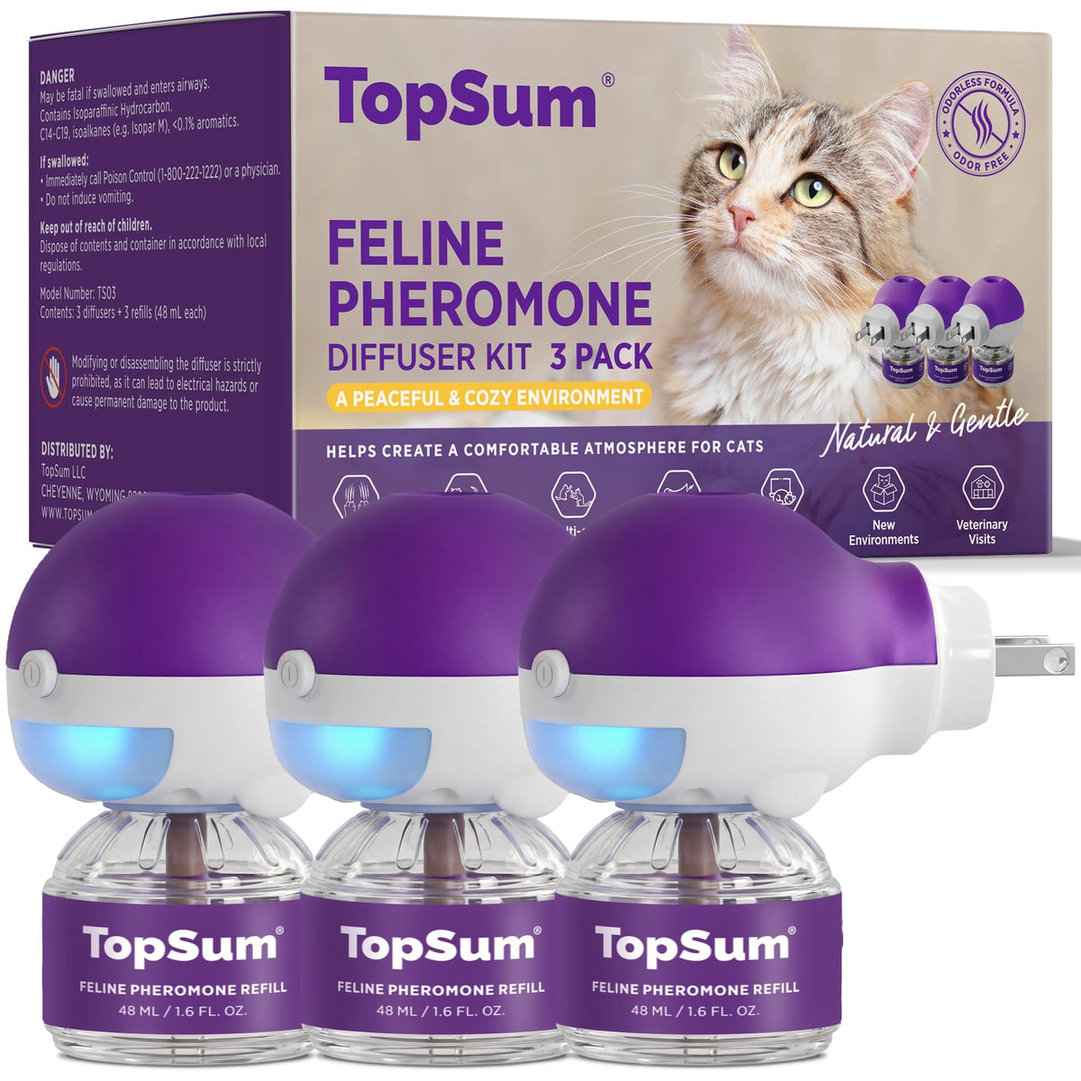 TopSum diffuseur face avant montrant design compact et calme