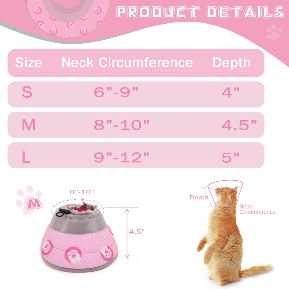 Toptakeit comparaison taille illustrant ajustement pour différents chats